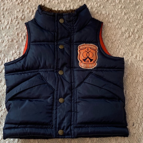 Gap blue and orange vest size 18-24 months - Picture 1 of 2